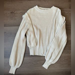 Cream Thick Sweater